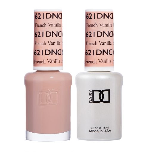 Gel y laca DND n.° 621 Vainilla francesa – 14 ml (0,5 fl oz) UV/LED Soak Off