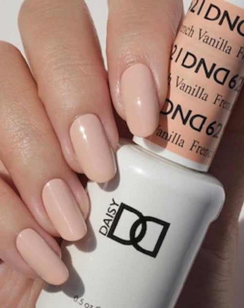 Gel y laca DND n.° 621 Vainilla francesa – 14 ml (0,5 fl oz) UV/LED Soak Off