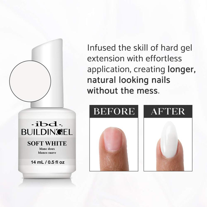 ibd - Building Gel - Soft White 0.5 oz