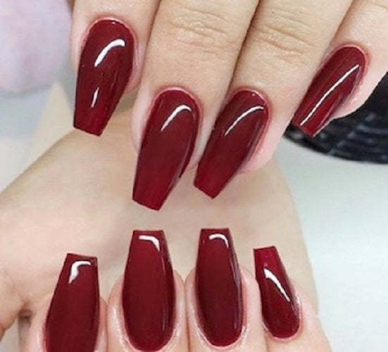 DND - Gel & Lacquer - #633 Garnet Red