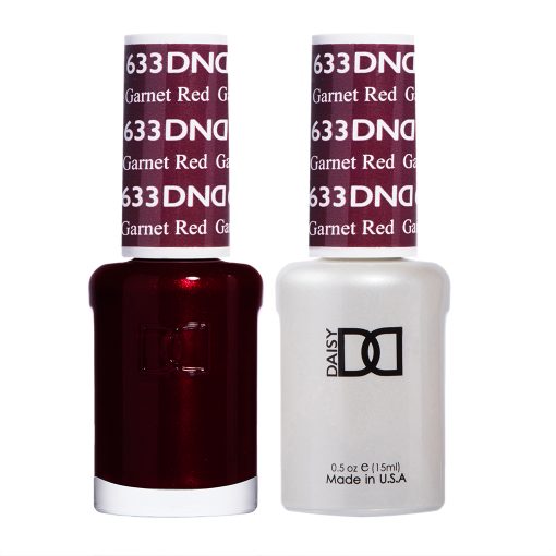 DND - Gel & Lacquer - #633 Garnet Red