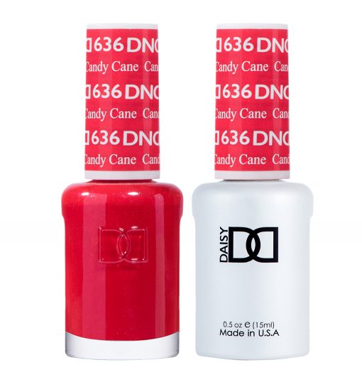 DND Gel & Lacquer #636 Candy Cane – 0.5 fl oz UV/LED Soak Off