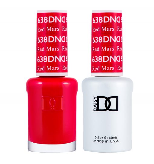 DND Gel & Lacquer #638 Red Mars – 0.5 fl oz UV/LED Soak Off