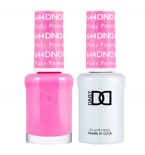 Gel y laca DND n.° 644 Pinkie Promise – 14 ml (0,5 fl oz) UV/LED Soak Off