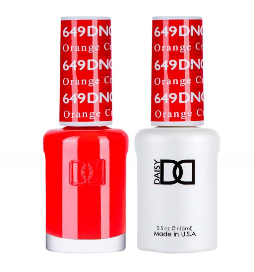 DND Gel & Lacquer #649 Orange Creamsicle – 0.5 fl oz UV/LED Soak Off