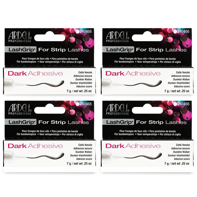 Ardell - Lashgrip Lash Adhesive for Strip Lashes - Dark #65057 (4 Pack)