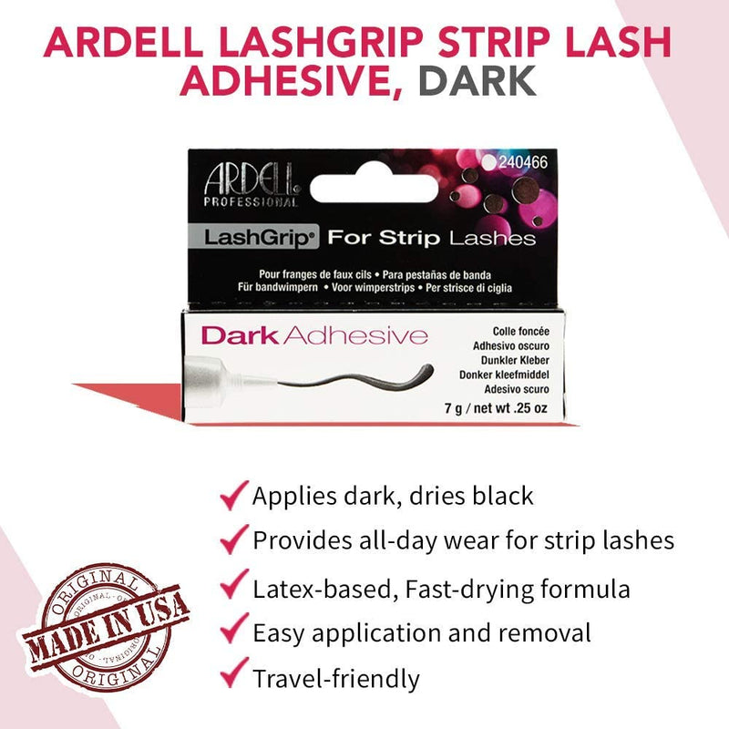 Ardell - Lashgrip Lash Adhesive for Strip Lashes - Dark #65057 (4 Pack)