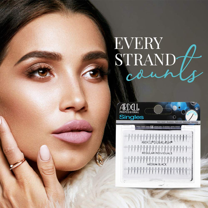 Ardell - Single Individuals Knotted - Medium #65062 (8 Pack)