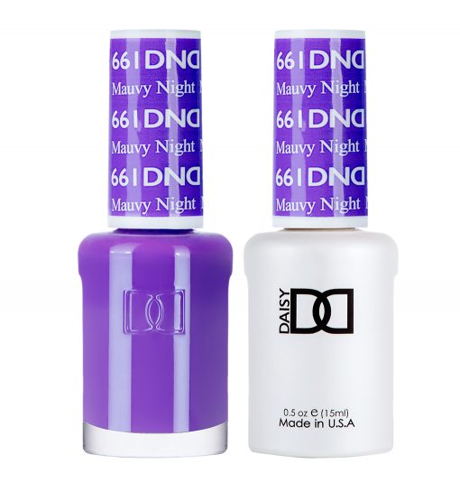 DND - Gel & Lacquer - #661 Mauvy Night