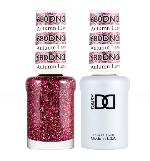 Gel y laca DND n.° 680 Autumn Leave – 15 ml (0,5 fl oz) UV/LED Soak Off