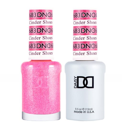 Gel y laca DND #683 Cinder Shoes – 0.5 fl oz UV/LED Soak Off