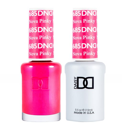 DND Gel & Lacquer #685 Nova Pinky – 0.5 fl oz UV/LED Soak Off
