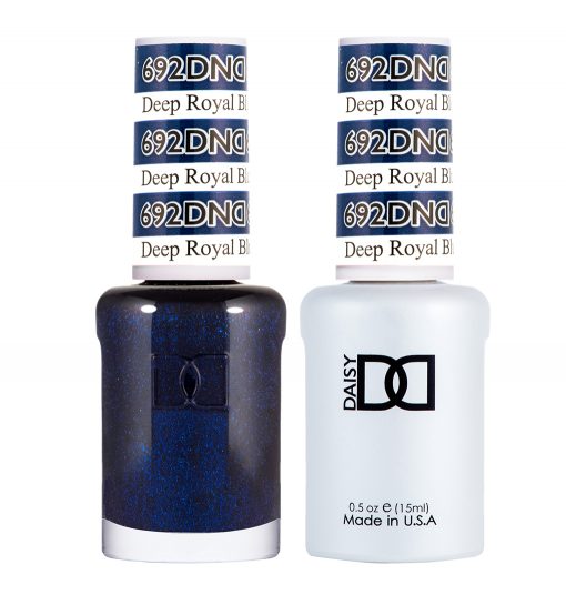 Gel y laca DND n.° 692 Azul real intenso – 14 ml (0,5 fl oz) UV/LED Soak Off