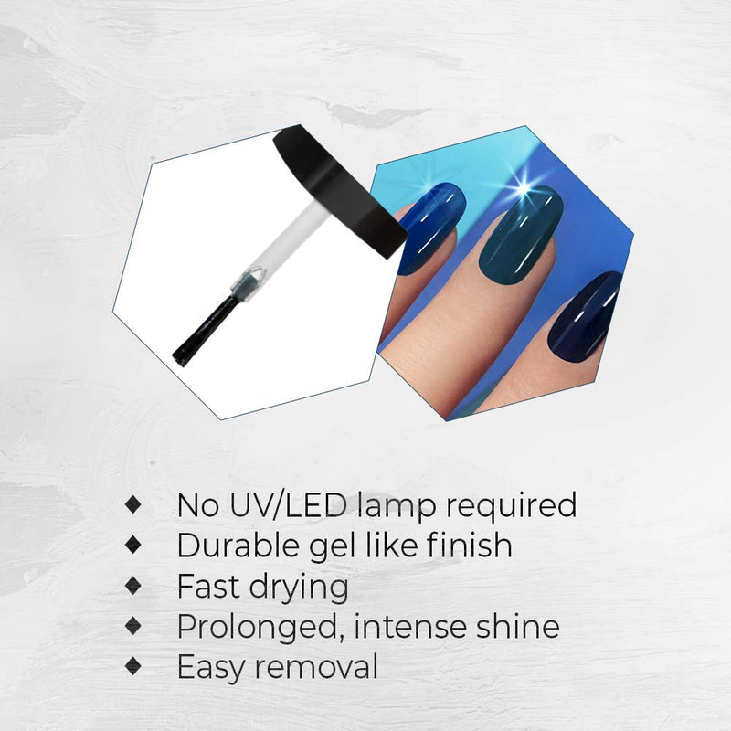 Seche Vive - Gel Effect Top Coat 4 oz+0.5 oz Refill