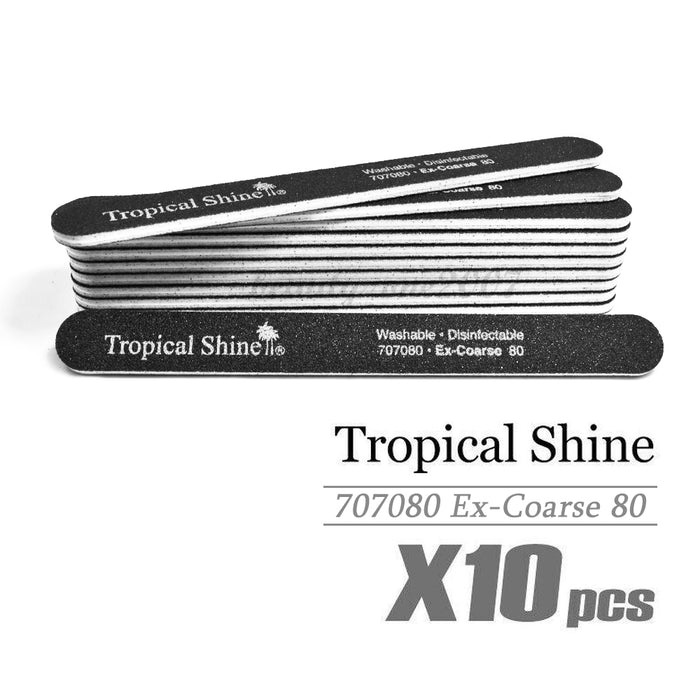 Tropical Shine - Nail File 80/80 #707080 (10 Pc)