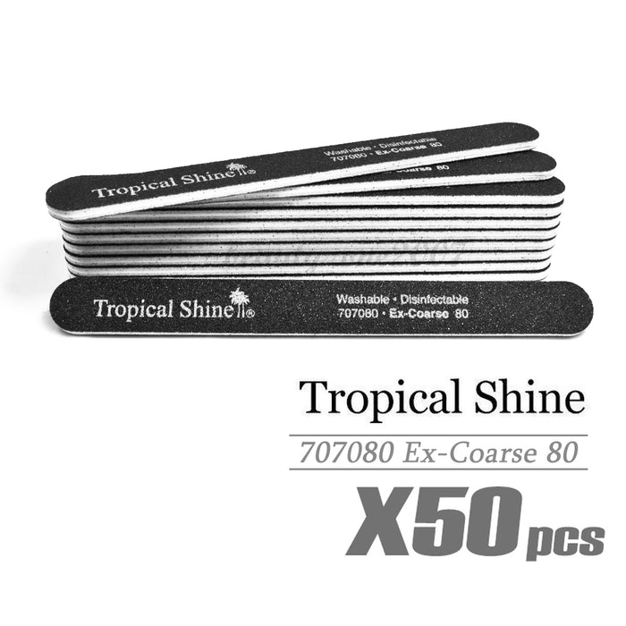 Tropical Shine - Nail File 80/80 #707080 (50 Pc)