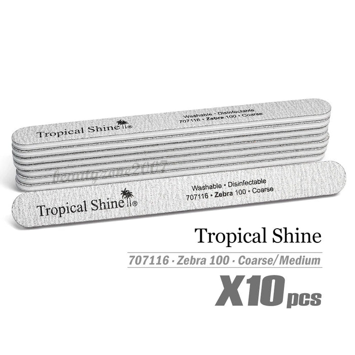 Tropical Shine - Zebra Nail File 100/100 #707116 (10 Pc)