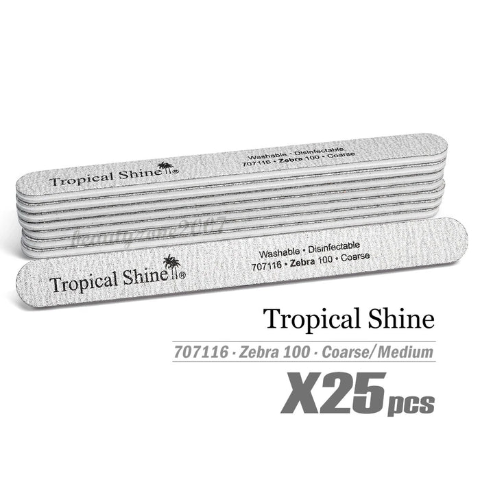 Tropical Shine - Zebra Nail File 100/100 #707116 (25 Pc)
