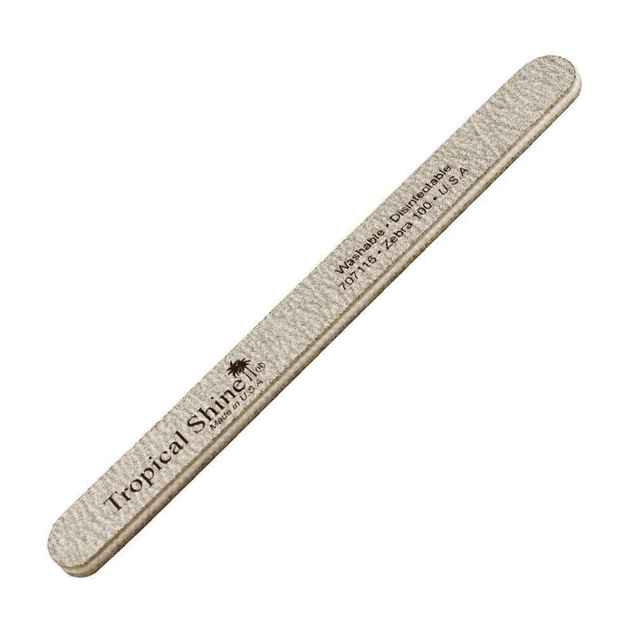 Tropical Shine - Zebra Nail File 100/100 #707116 (25 Pc)