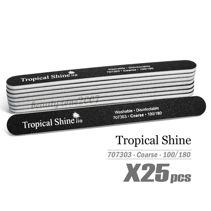 Tropical Shine - Nail File 100/180 #707303 (25 Pc)