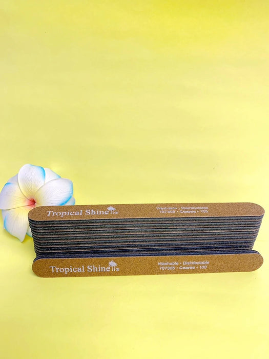 Tropical Shine - Brown Nail File 100/100 #707305 x 25 Pcs