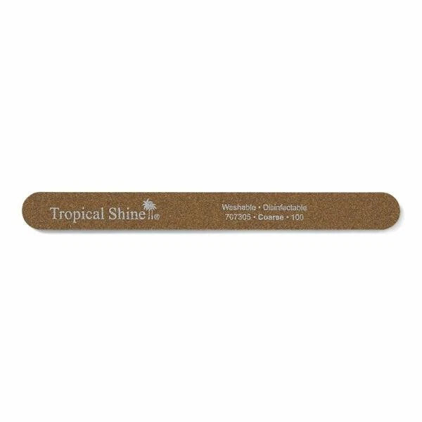 Tropical Shine - Brown Nail File 100/100 #707305 x 25 Pcs