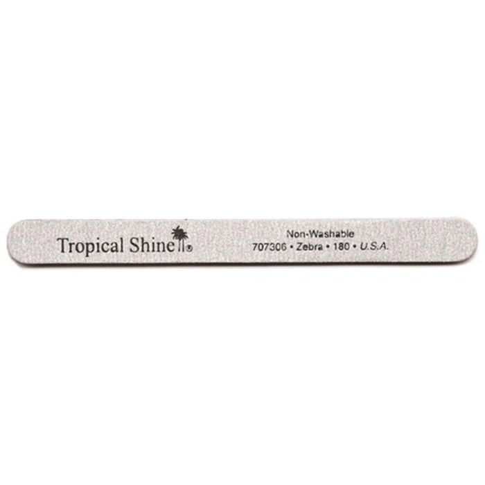 Tropical Shine - Zebra Nail File 180/180 #707306 (25 Pc)