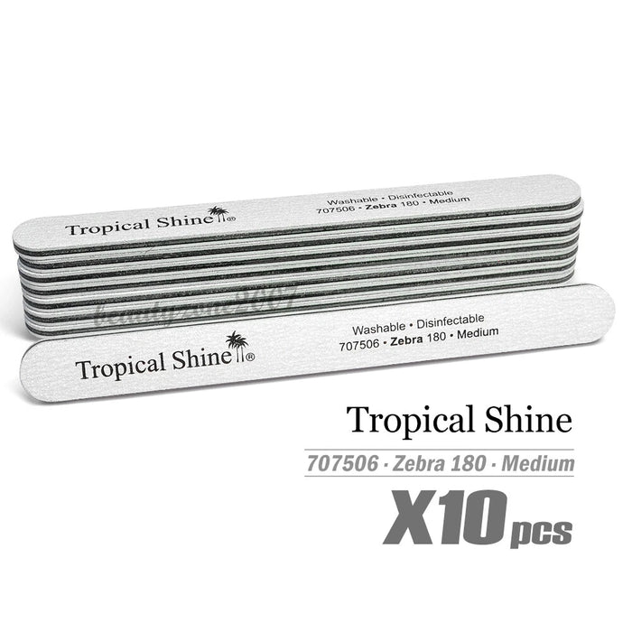 Tropical Shine - Zebra Nail File 180/180 #707506 (10 PC)