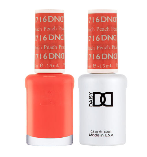 DND Gel & Lacquer #716 Peach – 0.5 fl oz UV/LED Soak Off