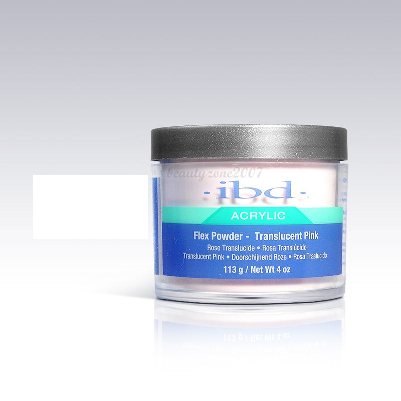 ibd - Flex Nail Acrylic Powder - Translucent Pink 4 oz