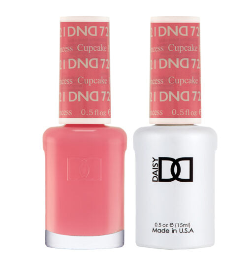 Gel y laca DND n.° 721 Princess Cupcake – 14 ml (0,5 fl oz) UV/LED Soak Off