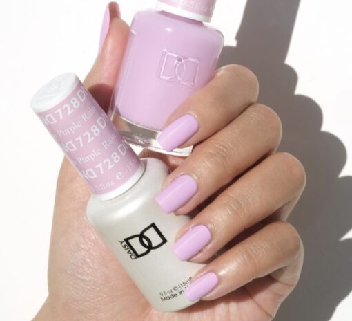 DND Gel & Lacquer #728 Purple Rain – 0.5 fl oz UV/LED Soak Off