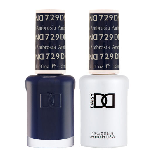 Gel y laca DND n.° 729 Ambrosia – 14 ml (0,5 fl oz) UV/LED para remojar
