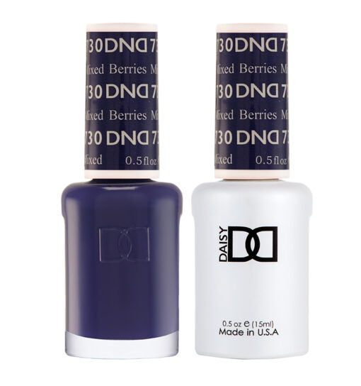 Esmalte en gel y laca DND n.° 730 Bayas Mixtas – 14 ml (0,5 fl oz) UV/LED Soak Off