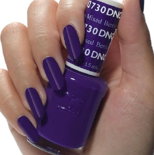 Esmalte en gel y laca DND n.° 730 Bayas Mixtas – 14 ml (0,5 fl oz) UV/LED Soak Off