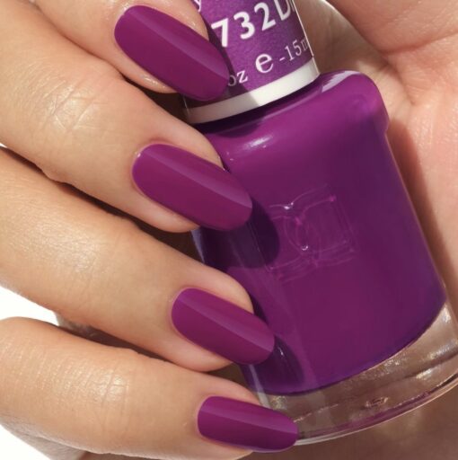 Gel y laca DND n.° 732 Joy – 14 ml (0,5 fl oz) UV/LED Soak Off