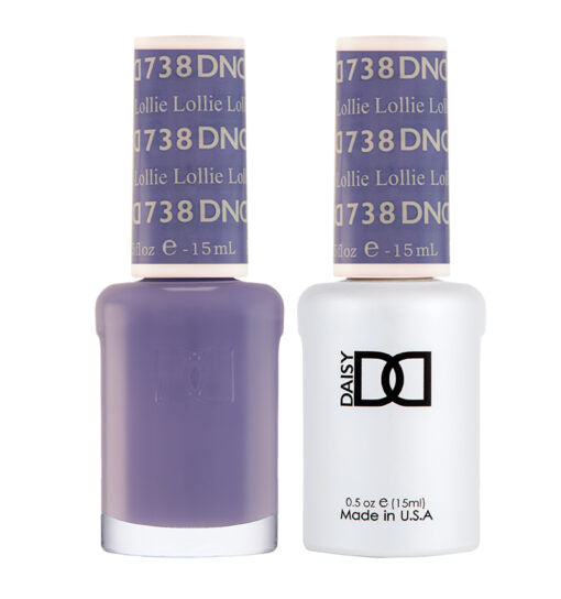 Gel y laca DND n.° 738 Lollie – 14 ml (0,5 fl oz) UV/LED para remojar