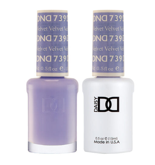 Gel y laca DND n.° 739 Velvet – 14 ml (0,5 fl oz) UV/LED Soak Off