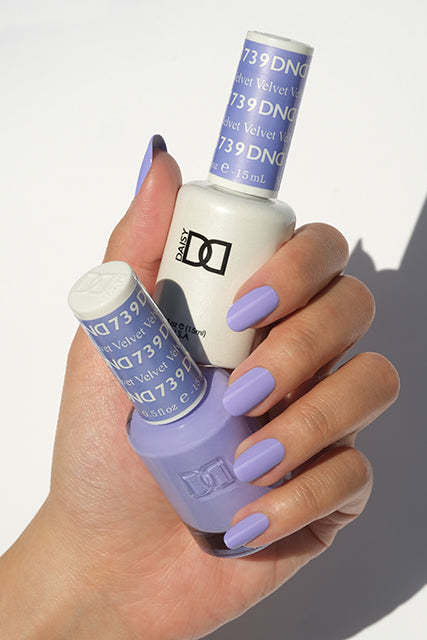 Gel y laca DND n.° 739 Velvet – 14 ml (0,5 fl oz) UV/LED Soak Off
