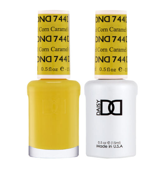 DND Gel & Lacquer #744 Caramel Corn – 0.5 fl oz UV/LED Soak Off
