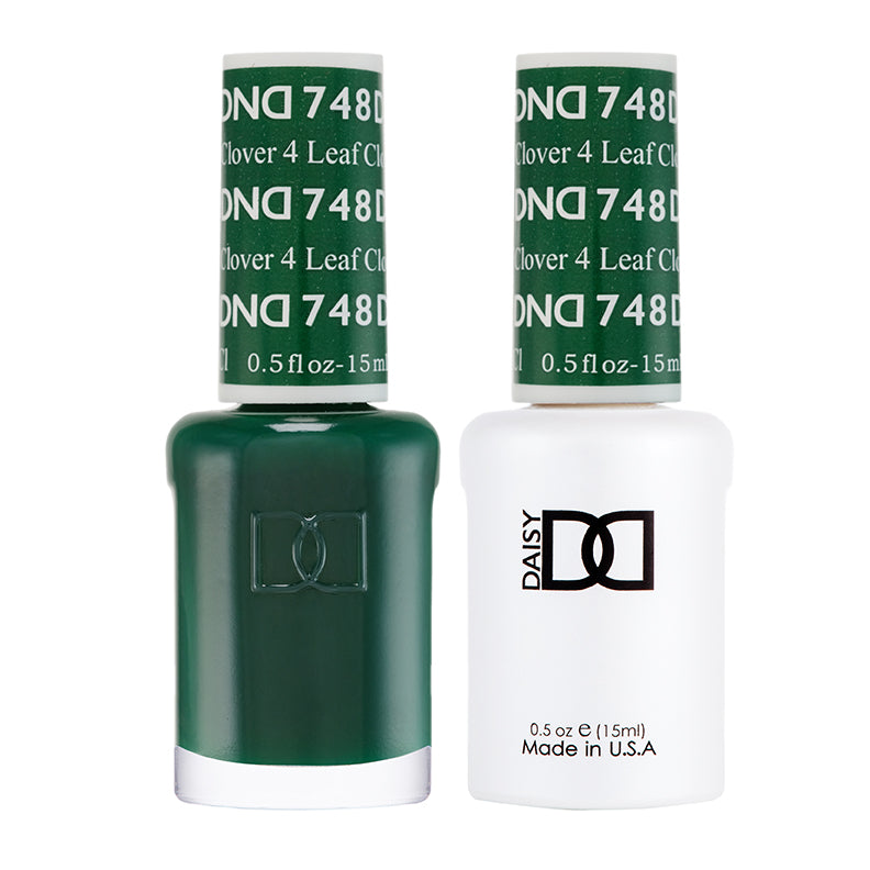Gel y laca DND n.° 748 Trébol de cuatro hojas – 14 ml (0,5 fl oz) UV/LED Retirar