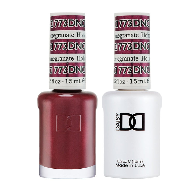Esmalte en gel y laca DND n.° 773 Granada navideña – 14 ml (0,5 fl oz) UV/LED Soak Off