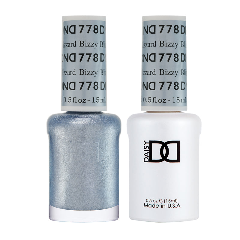 Gel y laca DND n.° 778 Bizzy Blizzard – 14 ml (0,5 fl oz) UV/LED Soak Off