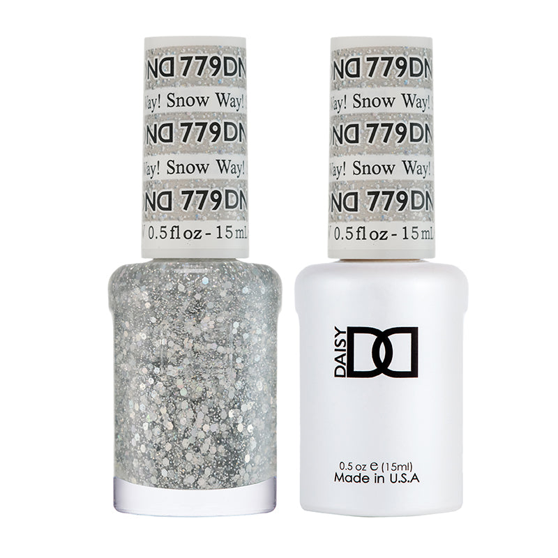 DND Gel & Lacquer #779 Snow Way! – 0.5 fl oz UV/LED Soak Off