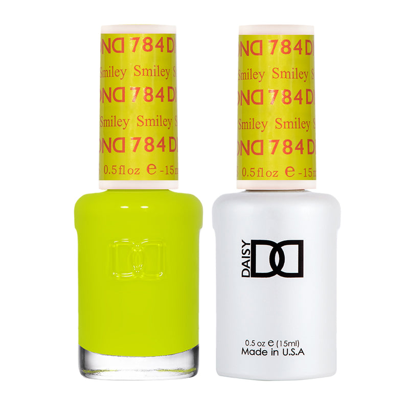 Gel y laca DND n.° 784 Smiley – 14 ml (0,5 fl oz) UV/LED Soak Remove
