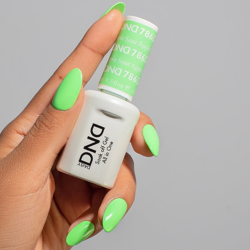 DND Gel & Lacquer #786 Sour Apple – 0.5 fl oz UV/LED Soak Off