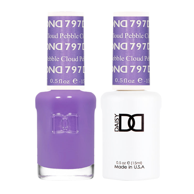 DND Gel & Lacquer #797 Pebble Cloud – 0.5 fl oz UV/LED Soak Off