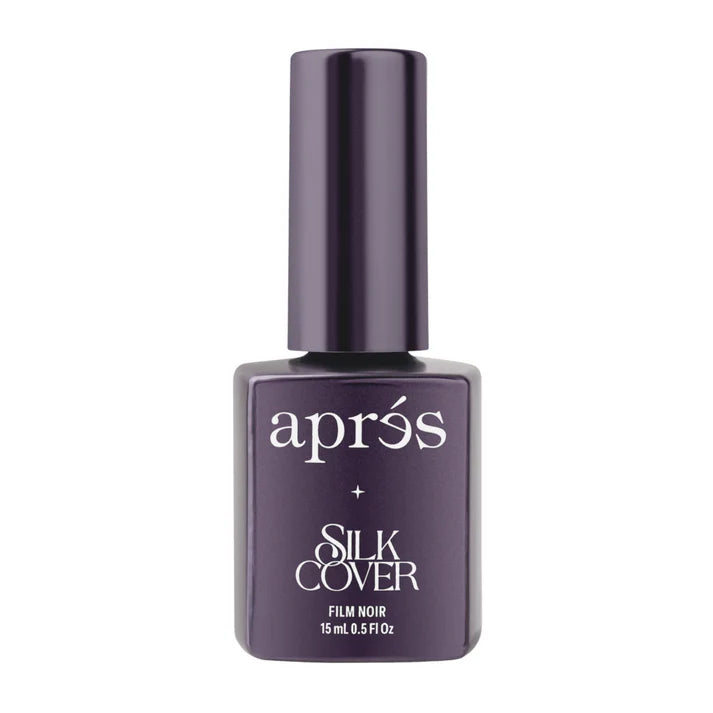 Apres - Color de gel metálico Silk Cover - 802 Film Noir 0.5 fl oz