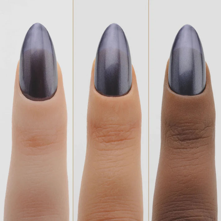 Apres - Color de gel metálico Silk Cover - 802 Film Noir 0.5 fl oz