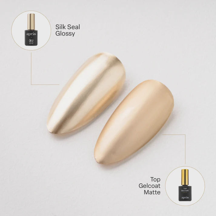 Apres - Silk Cover Metallic Gel Couleur - 807 Champagne, Darling
